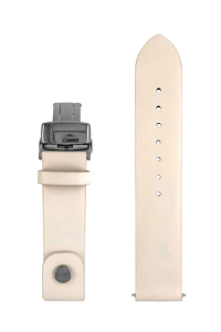 Obrázok pre Leather strap Zeppelin white, 18 mm