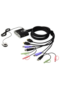 ATEN 2-Port USB HDMI KVM Switch with Audio Obrázok pre ATEN 2-Port USB HDMI KVM Switch with Audio