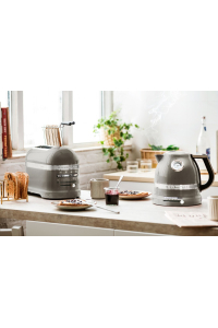 KitchenAid 5KEK1522EMS elektrická konvice 1,5 l 2400 W Šedá Obrázok pre KitchenAid 5KEK1522EMS elektrická konvice 1,5 l 2400 W Šedá