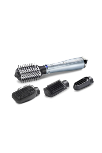 Obrázok pre BaByliss Hydro-Fusion Hydro Fusion Smooth & Shape Kartáč na horký vzduch Teplé Šedá, Stříbrná 1000 W 2,5 m