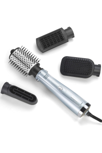 BaByliss Hydro-Fusion Hydro Fusion Smooth & Shape Kartáč na horký vzduch Teplé Šedá, Stříbrná 1000 W 2,5 m Obrázok pre BaByliss Hydro-Fusion Hydro Fusion Smooth & Shape Kartáč na horký vzduch Teplé Šedá, Stříbrná 1000 W 2,5 m