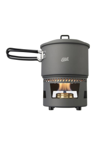 ESBIT Cookset with alcohol burner Dávkovač 1,5 l Hliník, Černá Obrázok pre ESBIT Cookset with alcohol burner Dávkovač 1,5 l Hliník, Černá
