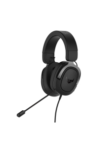 ASUS TUF Gaming H3 Sluchátka s mikrofonem Kabel Přes hlavu Hraní Černá, Šedá Obrázok pre ASUS TUF Gaming H3 Sluchátka s mikrofonem Kabel Přes hlavu Hraní Černá, Šedá