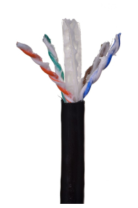 Obrázok pre Alantec KIU6OUTZ305 síťový kabel 305 m Cat6 U/UTP (UTP) Černá