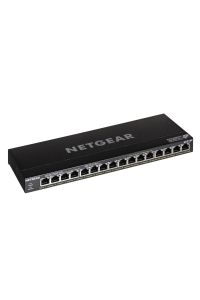 NETGEAR GS316P Nespravované Gigabit Ethernet (10/100/1000) Podpora napájení po Ethernetu (PoE) Černá Obrázok pre NETGEAR GS316P Nespravované Gigabit Ethernet (10/100/1000) Podpora napájení po Ethernetu (PoE) Černá