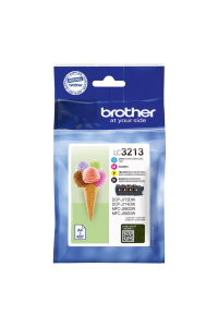 Obrázok pre Brother LC3213VAL inkoustová náplň 4 kusů Originální Vysoká (XL) výtěžnost Černá, Azurová, Purpurová, Žlutá