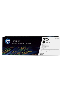 HP 312X Dvojbalení černé originální tonerové kazety LaserJet s vysokou výtěžností Obrázok pre HP 312X Dvojbalení černé originální tonerové kazety LaserJet s vysokou výtěžností