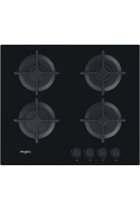 Obrázok pre Whirlpool AKT 616/NB Černá Vestavěné 60 cm Plynový 4 zóna/zón