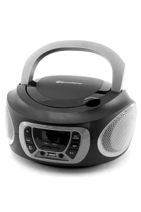 Roadstar CDR-365U/SL CD přehrávač Přenosný CD přehrávač Černá, Stříbrná Obrázok pre Roadstar CDR-365U/SL CD přehrávač Přenosný CD přehrávač Černá, Stříbrná