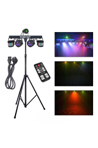 LIGHT4ME Belka LED Par Derby Laser - sada osvětlení Obrázok pre LIGHT4ME Belka LED Par Derby Laser - sada osvětlení
