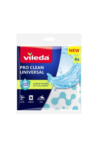 Obrázok pre Univerzální utěrka s enzymy Vileda Pro Clean 4 ks.