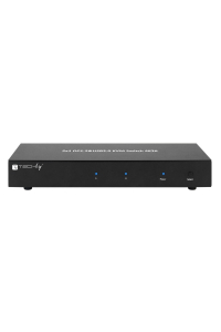 Techly IDATA DP-KVM2 konzolový (KVM) přepínač Černá Obrázok pre Techly IDATA DP-KVM2 konzolový (KVM) přepínač Černá