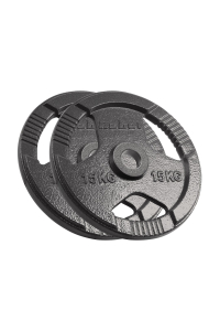 Obrázok pre Cast iron weight set 2x15kg