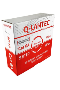 Obrázok pre Q-LANTEC S/FTP cat.6A síťový kabel, kroucená dvojlinka, LSOH