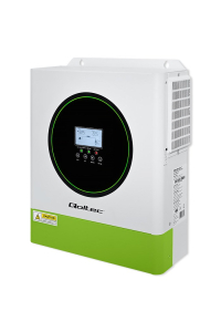 Obrázok pre Qoltec 53865 Hybridní solární invertor Off-Grid 3500W | 100A | 24V | MPPT | BMS | Možnost Wi-Fi | Sinus | Účiník 1,0