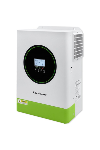 Obrázok pre Qoltec 53866 Hybridní solární invertor Off-Grid 6200W | 120A | 48V | MPPT | BMS | Možnost Wi-Fi | Sinus | Účiník 1,0