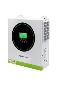 Obrázok pre Qoltec 53863 Hybridní solární invertor Off-Grid 1500W | 100A | 12V | MPPT | Sinus | Wi-Fi volitelné | Účiník 1,0