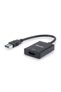 Equip 133385 USB grafický adaptér 1920 x 1080 px Černá Obrázok pre Equip 133385 USB grafický adaptér 1920 x 1080 px Černá