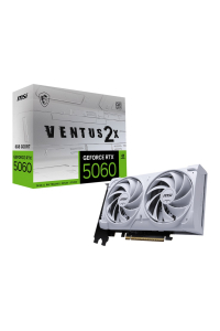 Obrázok pre MSI GeForce RTX 5060 8G VENTUS 2X OC WHITE NVIDIA 8 GB GDDR7