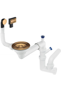 Obrázok pre 1-Bowl Sink Waste Space-Saver Trap