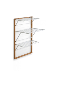 Obrázok pre ARREDAMENTI KARIM Wall-mounted drying rack - 63 x 68 cm, Brown