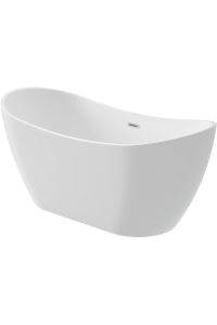 Obrázok pre Freestanding acrylic oval bathtub 150 cm