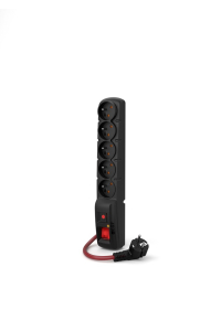 ACAR F5 POWER Černá 5 AC zásuvky / AC zásuvek 230 V 10 m Obrázok pre ACAR F5 POWER Černá 5 AC zásuvky / AC zásuvek 230 V 10 m