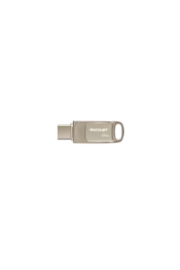 Patriot Memory Tab T560 64GB USB paměť Dual USB 120MB/s (PS64GT560DS5D) Stříbrná Obrázok pre Patriot Memory Tab T560 64GB USB paměť Dual USB 120MB/s (PS64GT560DS5D) Stříbrná