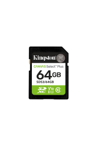 Kingston Technology 64 GB SDXC Canvas Select Plus Gen3 100 MB/s C10 UHS-I U1 V10 Obrázok pre Kingston Technology 64 GB SDXC Canvas Select Plus Gen3 100 MB/s C10 UHS-I U1 V10