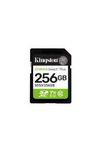 Kingston Technology Canvas Select Plus Gen3 256 GB SD UHS-I Třída 10 Obrázok pre Kingston Technology Canvas Select Plus Gen3 256 GB SD UHS-I Třída 10