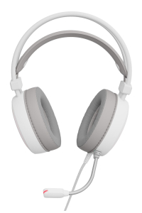 GENESIS NSG-2308 sluchátka / náhlavní souprava Sluchátka s mikrofonem Kabel Přes hlavu Hraní USB Typ-A Bílá Obrázok pre GENESIS NSG-2308 sluchátka / náhlavní souprava Sluchátka s mikrofonem Kabel Přes hlavu Hraní USB Typ-A Bílá