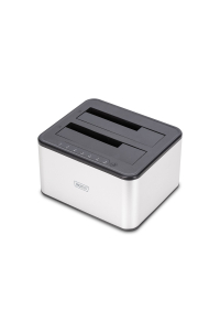 Digitus DA-71540-2 dokovací stanice pro úložná zařízení USB 3.2 Gen 1 (3.1 Gen 1) Type-B Černá, Bílá Obrázok pre Digitus DA-71540-2 dokovací stanice pro úložná zařízení USB 3.2 Gen 1 (3.1 Gen 1) Type-B Černá, Bílá