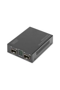 Digitus DN-82133 konvertor síťové kabeláže 1000 Mbit/s 1550 nm Vícevidové, Jednovidové Černá Obrázok pre Digitus DN-82133 konvertor síťové kabeláže 1000 Mbit/s 1550 nm Vícevidové, Jednovidové Černá
