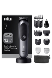 Braun 80789908 zastřihovač vousů a vlasů Tmavě šedá 21 Lithium-ion (Li-ion) Obrázok pre Braun 80789908 zastřihovač vousů a vlasů Tmavě šedá 21 Lithium-ion (Li-ion)