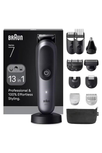 Obrázok pre Braun 80789908 zastřihovač vousů a vlasů Tmavě šedá 21 Lithium-ion (Li-ion)