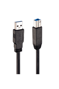Obrázok pre Lindy 43098 USB kabel USB 3.2 Gen 1 (3.1 Gen 1) 10 m USB A USB B Černá