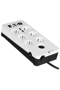 Eaton PB6UF přepěťová ochrana Černá, Bílá 6 AC zásuvky / AC zásuvek 220 - 250 V 1,5 m Obrázok pre Eaton PB6UF přepěťová ochrana Černá, Bílá 6 AC zásuvky / AC zásuvek 220 - 250 V 1,5 m