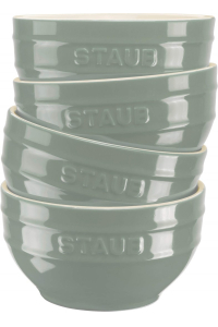 Obrázok pre STAUB SERVING Set of 4 bowls 14 cm, eucalyptus