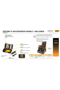 Obrázok pre DEWALT 33pc accessory kit w/ angle adaptor