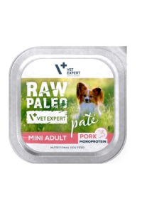 Obrázok pre VETEXPERT Raw Paleo Pâte Mini Adult Pork - vlhké krmivo pro psy - 150g