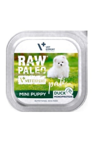 Obrázok pre VETEXPERT Raw Paleo Pâte Mini Puppy Duck - vlhké krmivo pro psy - 150g