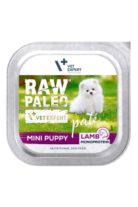 Obrázok pre VETEXPERT Raw Paleo Pâte Mini Puppy Lamb - vlhké krmivo pro psy - 150g