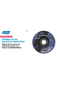 Obrázok pre Abrasive wheel Norton Vulcan 125 x 6.4 A30S