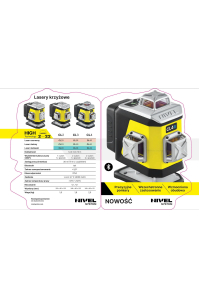 Obrázok pre Cross laser Nivel System CL4R