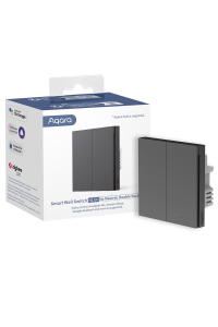 Obrázok pre Aqara Smart Wall Switch H1 EU (No Neutral, Double Rocker) -Grey vypínač světla
