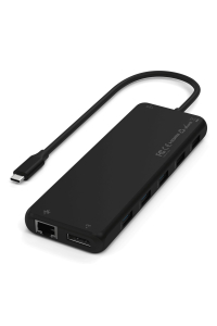 Satechi ST-P3D13K rozbočovač rozhraní USB typu C 10000 Mbit/s Černá Obrázok pre Satechi ST-P3D13K rozbočovač rozhraní USB typu C 10000 Mbit/s Černá