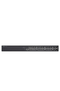 Obrázok pre GS-2426P Řízený L2 Gigabit Ethernet (10/100/1000) Podpora napájení po Ethernetu (PoE) 1U Černá