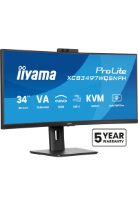 iiyama ProLite XCB3497WQSNPH-B1 počítačový monitor 86,4 cm (34 Obrázok pre iiyama ProLite XCB3497WQSNPH-B1 počítačový monitor 86,4 cm (34