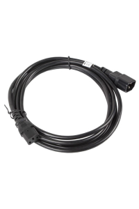 Lanberg CA-C13E-11CC-0030-BK napájecí kabel Černá 3 m C13 rozdvojovač C14 rozdvojovač Obrázok pre Lanberg CA-C13E-11CC-0030-BK napájecí kabel Černá 3 m C13 rozdvojovač C14 rozdvojovač