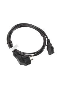 Obrázok pre Lanberg CA-C13C-10CC-0018-BK napájecí kabel Černá 1,8 m C13 rozdvojovač CEE7/7